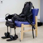 Bionic suit on chair