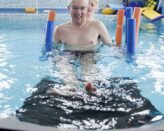 Exercising in hydrotherapy pool