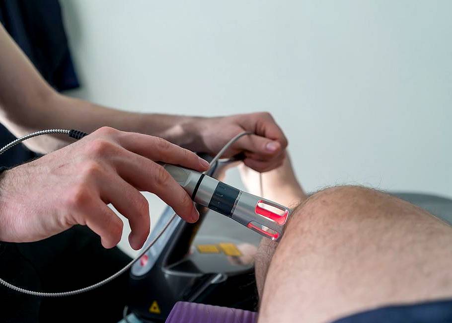 K Laser Therapy in use