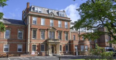 Wide view of Royal Buckinghamshire Hospital