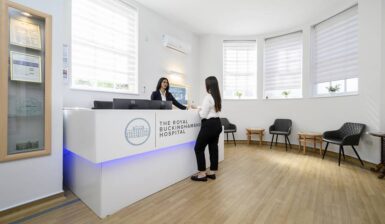 Main patient reception area